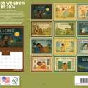 Words We Grow By Calendar 2026 Monthly Wall Calender 12 Month | American Made In The USA