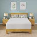 FDW 14 inch Gel Memory Foam Mattress Medium Firm Mattresses for Cool Sleep Relieving No Fiberglass CertiPUR-US Certified Mattress in a Box,Queen (White)