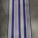 Navy Blue Stripe Line Area Rug 55"x24" ,Minimalist Geometric Non Slip 