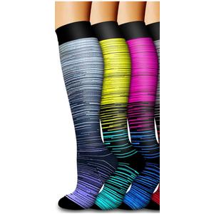 3 Pack Copper Compression Socks for Women and Men Circulation-Best Support for Medical, Running,Nursing,Athletic, L/XL