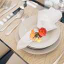 Pumpkin Napkin Rings Set of 4 Fall Table Decor for Thanksgiving Halloween Seasonal Dining Party Centerpiece 3.93X2.55X1.57 Inches