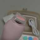 FANSIDI Baby Nail File Electric Nail Trimmer Safe Baby Nail Clippers Manicure Set with 10 Grinding Heads 8 Sandpapers, Trim Polish Groom for Newborn Infant Toddler or Adult Toes Fingernails Care, Pink