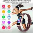 Zeacool Fitness Tracker with 24/7 Heart Rate, Blood Oxygen Blood Pressure Sleep Monitor, Activity Trackers 5 ATM Waterproof,Step Calorie Counter Pedometer Health Smart Watch for Women Men