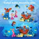 Magnetic Building Blocks for Kids - 154Pcs Magnetic Cubes STEM Montessori Sensory Toys Set Creative Gift for Boys Girls Ages 3 4 5 6 7 8 9 10+