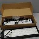 2 Pack LED Shop Lights, 100W 13000LM 6000K Super Bright LED Work Light, IP66 Waterproof Flood Light Outdoor with Plug, LED Shop Lights for Workshop, Garage, Shop, Outdoor