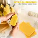 Eco-Lux 14.4 oz Beeswax Block  100% Pure Yellow Beeswax for Candle Making, DIY Makeup, Lip Balms, Crafts, Wood Conditioning, Leather Care & Natural Home Projects  Filtered, Premium Quality Wax Bar