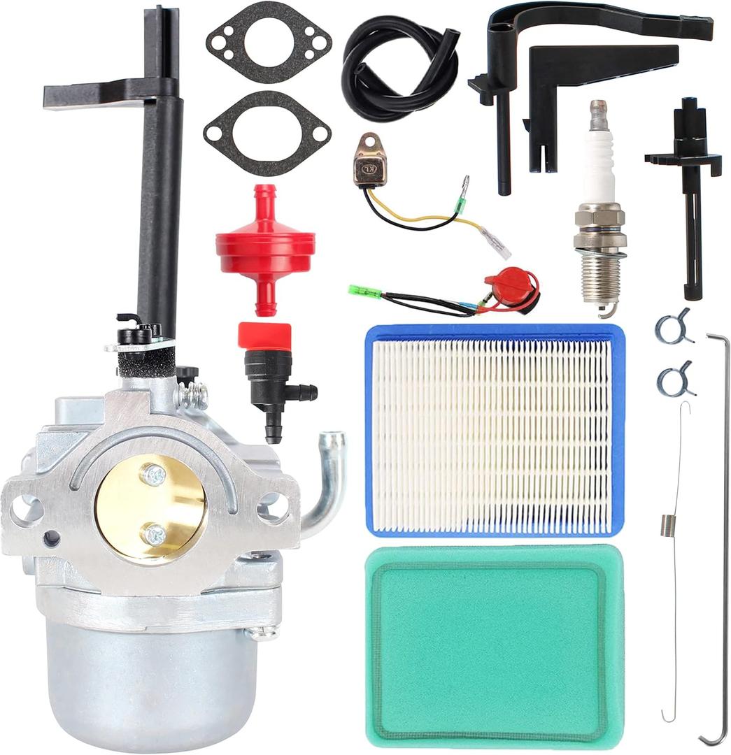 Pro Chaser 697978 591378 Carburetor Compatible with Briggs and Stratton Nikki 695115 030430 695114 Fits Coleman Powermate 5000 6250 Storm Responder 5500 Generator Troy Bilt 204412-0147E1 Generator