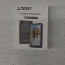 Vlog Selfie Monitor Screen iPhone, 4K 60fps Recording, Wireless Screen Mirroring with Remote Control, Magnetic Fixation, 180 Rotation, 3 Levels of Brightness, Compatible with iPhone & Android (Black)