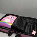 Emissary 18” Unicorn Carry On Suitcase With Wheels For Kids Girls With 14” Backpack - Hard-Sided Rolling