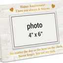 Anniversary Picture Frame Gifts for Men Women Husband Wife Couple