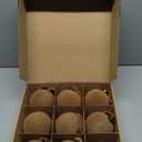 9 PCS Christmas Velvet Balls Flocked Xmas Tree Ball Ornaments Christmas Large Ball Set Xmas Tree Hanging Decoration 4 Inch, 6 Inch (Brown, 3.15inch)