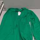 GRACE KARIN Long Cardigans for Women, Long Sleeve Open Front Cardigan Sweaters, Lightweight Spring Jacket with Pockets (X-Large, Bright Green)