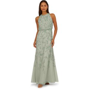Adrianna Papell, Blouson Bead Long Dress (16)