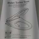 FVZ Bidet Toilet Seat Elongated Smart Heated Toilet Seat with Warm Water & Dryer, Feminine & Child Wash, Self-Clean Stainless Steel Nozzle, Adjustable Water Pressure, Slow Close Lid