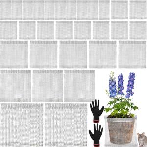 30 PCS Root Guard Gopher Proof Wire Baskets, 1, 3, 5, 10 Gallon Stainless Steel Moles Voles Proof Mesh Baskets, Underground Cages for Protecting Plant Roots, Trees, Flowers, Crops, Tubers