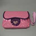 Amazon Basics 8-Piece Pretend Play Purse Toy with Accessories for Girls Ages 3 and Up, Handbag Gift Set Including Smartphone, Sunglasses, Makeup Compact, Keys and Credit Card, Pink