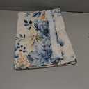 Blue Poinsettia Christmas Table Runners