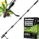 Weed Puller Detachable Stand Up Weed Puller Tool Long Handle with 4-Claw Stainless Steel Head & Removable 4-Section Pole Garden Hand Weeding Tools - Stand up and Weed Effortlessly