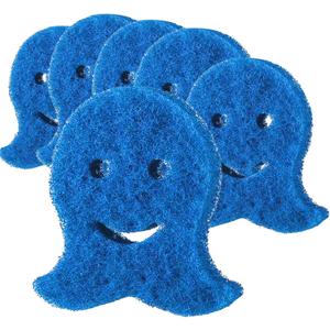 Pet Hair Remover for Laundry, 6PCS Reusable Dog & Cat Hair Remover Tool - Removes Pet Fur, Hair, Lint, Dander from Clothes &Washing Machine. (Blue, Octopus)
