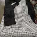 Color Black Patchwork Bow Decor 2 In 1 Elegant Romantic Women Dress Fall Cloth For Women, size XL