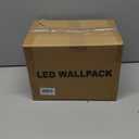 TIERONE 50W LED Wall Pack Light Dusk to Dawn Photocell Outdoor Commercial Security Area Lighting Fixture UL Listed 5500LM 4000K Daylight 400W HPS/HID Equivalent IP65 Waterproof 120-277V 1PACK