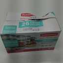 Rubbermaid Easy Find Lids Food Storage Containers, Blue Spruce, 26 Piece Set