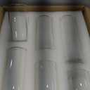 12-Pack White Pillar Candles (2''X3,4,6) & 12-Pack Glass Cylinder Vases(2.6''X5,6,8),Hurricane Candles,Wedding Centerpiece Decor Set-Mixed Heights for Table, Proposal, Event.