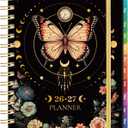 2026-2027 Planner - Academic Planner 2026-2027, July 2026 - June 2027, 6.4" x 8.5", Weekly and Monthly with Tabs, Back Pocket + Thick Paper - Butterfly