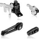 UNITHUB Engine Motor Mount Kit and Transmission Mount 11210ET01D 11380ET000 11360EL00A 11220ET01A Compatible for Nissan Sentra 2.0L Auto CVT 2007-2012 (Set of 4)