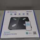 Etekcity Smart Scale for Body Weight, FSA&HSA Eligible, Bathroom Digital Weighing Scale with BMI, Body Fat, Muscle Mass, Accurate Bluetooth Home User Health Equipment Sync Apps, LED, Tempered glass (11 x 11 inches, Black)