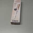 Conair Double Ceramic 1-1/2 Inch Curling Iron, 1.5-Inch Barrel Creates Soft Waves and Curls, Hair Curler for Use on Medium and Long Hair, White (White/Rose Gold)