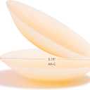 2 x Pasties Sticky Bra Nipple Covers for Women Hypoallergenic Waterproof Reusable Silicone Bra Adhesive Bra with Box (Caramel)