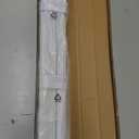 No Tools No Drill Cordless Mini Blinds 24" Wx 36" H, 1" L-Shaped Blades, Horizontal Vinyl Blinds for Indoor Windows, White