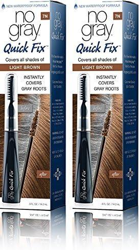 No Gray Quick Fix Instant Touch-Up for Gray Roots (Set of 2, Light Brown)