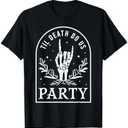 Til Death Do Us Party Retro Halloween Bachelorette Matching T-Shirt L