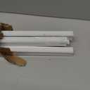 Ceiling Curtain Track, Curtain Rail Set with Hooks, 9ft - 12ft Wall Ceiling Mount Curtain Track, for Living Room Bedroom Bathroom, White