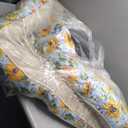 Vera Bradley Women's Fleece Plush Pet Bed, Sunflower Sky, Large - Extra Large