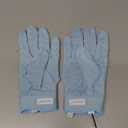 Franklin Sports MLB Baseball Batting Gloves - CFX Pro Adult + Youth Batting Glove Pairs - Baseball + Softball Batting Gloves - Multiple Sizes + Colors (Carolina Blue/White)