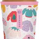 Sok It JavaSok Iced Coffee & Cold Soda Insulated Neoprene Cup Sleeve (Cozy Knits, Medium: 22-28oz)
