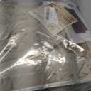 H.VERSAILTEX Rich Polyester Spandex Blend 2 Piece Cover Chair Slipcover Sofa Cover Furniture Protector Couch Soft with Elastic Bottom Chair Couch Cover with Arms Width Up to 49 Inch(Chair, Oatmeal)