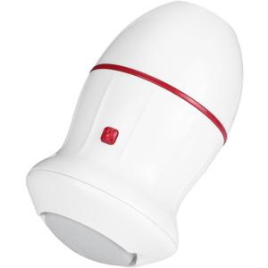 Foot Callus Remover Electric, Vacuum System Clean Removal Rechargeable Battery Portable Dual-Function Massage, Foot Grinder with Sponge Attachment White Red