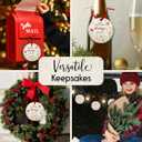 2 x SOL VIBES Memorial Christian Bible Verse Ornament 2025  Memory Ornament for Christmas Tree, Passing Away Christmas Decor  Sympathy Bereavement Gifts for Loss of Father, Mom, Son