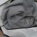 Big Joe Fuf Large Foam Filled Bean Bag Chair with Removable Cover, Gray Plush, Soft Polyester, 4 feet Big