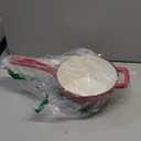 Enameled Cast Iron Sauce Pan, 2 Quarts Round Sauce Pot with Lid, Mini Dutch Oven Enamel Saucepan for Cooking Pasta Sauce, Marinate, Cook, Refrigerate and Serve, Gradient Red