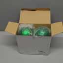 XmasExp 4in Large Christmas Ornaments Christmas Ball Ornaments Giant Tree Decoration Shatterproof Decorative Hanging Balls for Holiday Party Decors(Green, 4pcs)