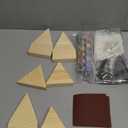 GlikCeil 6 Set Christmas Wooden Gnome Decoration Blank Wood Ready to Paint Your Own Gnome Decor Christmas DIY Craft for Fireplace Table Decor Xmas Party Supplies with Brush Palette