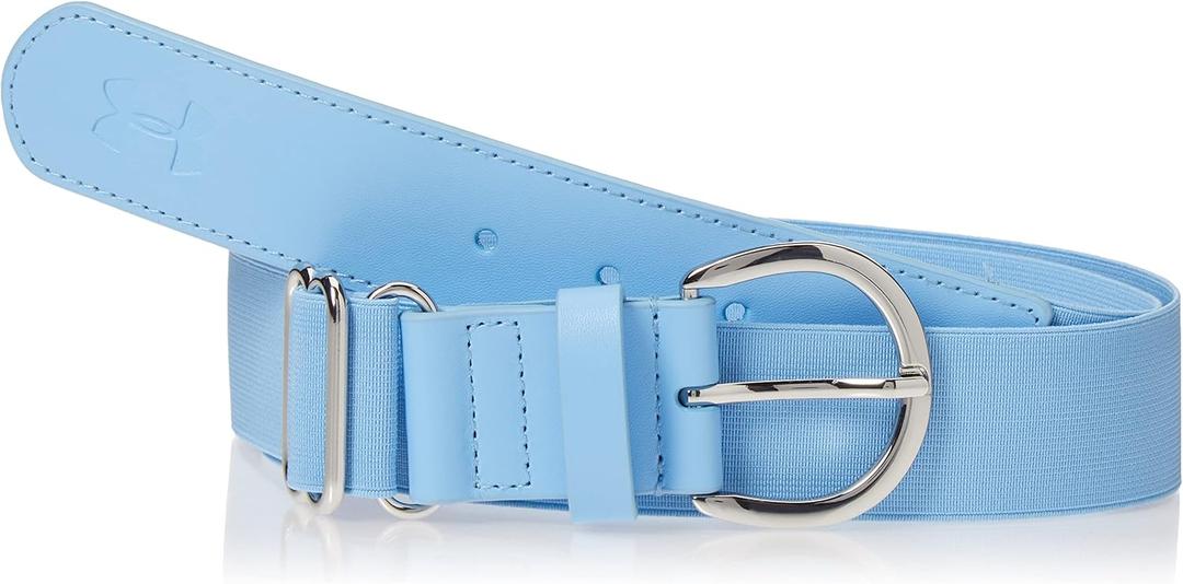 Under Armour womens Softball Belt (One Size, (475) Carolina Blue / Carolina Blue / White)