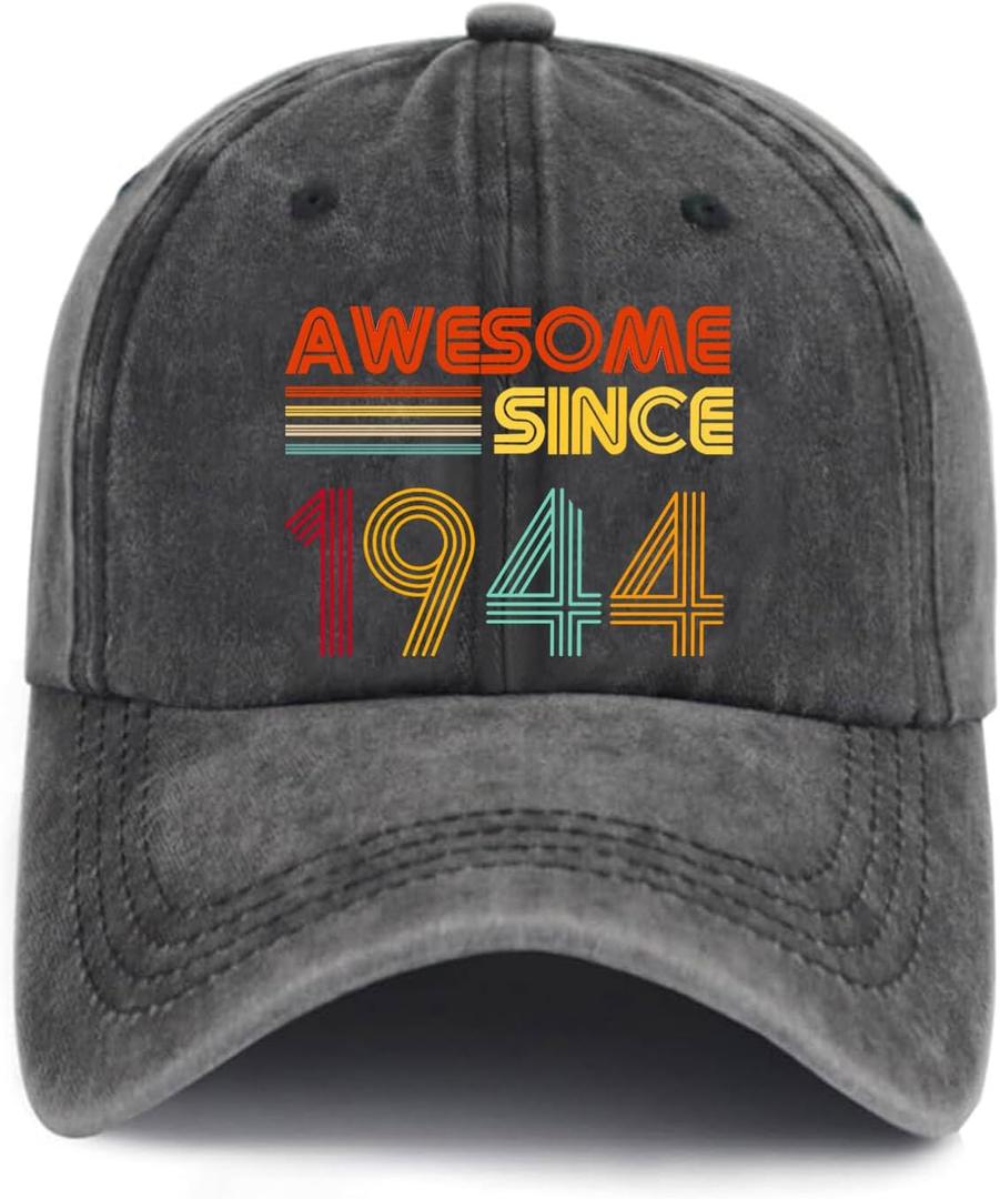 2 x Baseball Cap with Init ial Vintage Adjustable Sunflower Letter Sun Hat Fishing Hats,2025 Retirement Hat Giftss for Women Men (Grey)
