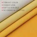 MIUCO Blackout Curtains & Drapes for Bedroom Living Room 95 Inches Long Yellow and White Room Darkening Ombre Curtains Rod Pocket & Back Tab Curtains Thermal Insulated Light Blocking 2 Panels Set