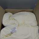 My Brest Friend Deluxe Organic Nursing Pillow 100% Organic Cotton Slipcover Ergonomic Breastfeeding Pillows Supports Both Mom and Baby Breastfeeding Essentials Handy Side Pocket Cream